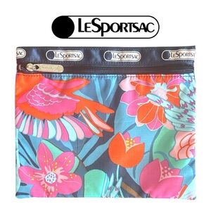 LeSportsac‎ Unique Hawaiian Pattern Zipper Pouch